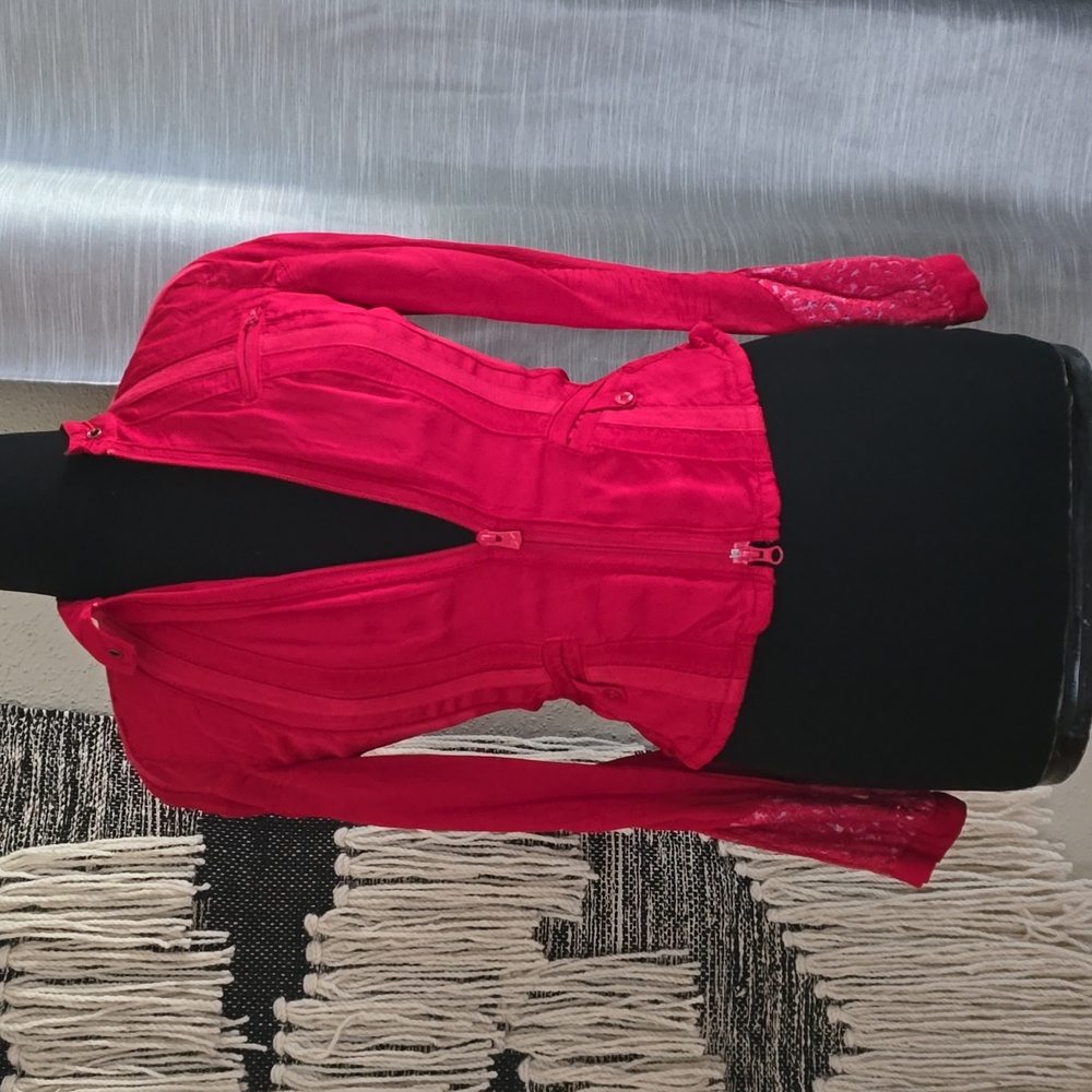 Armani exchange red jacket